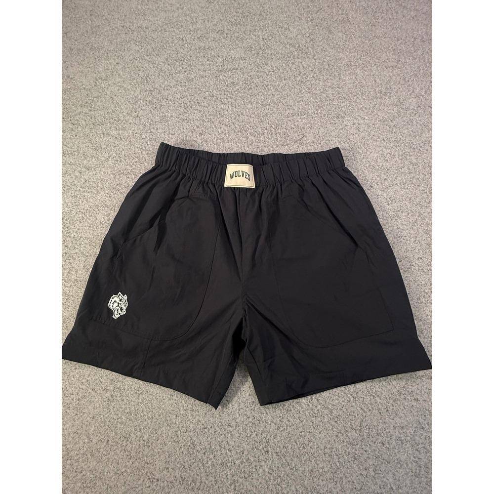 Darc Sport Wolves Black Limited Edition Mesh Lined Athletic Shorts Mens Large
